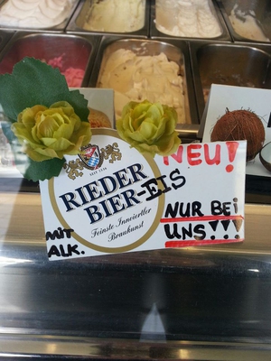 Neu! Das Rieder Bier Eis!