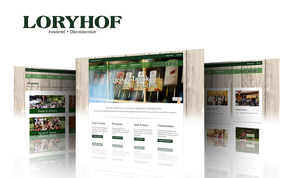 Loryhof: Neue Homepage spiegelt moderne Gastlichkeit wider