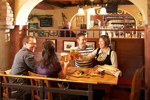 Bieriges Menü beim Rieder Wirt